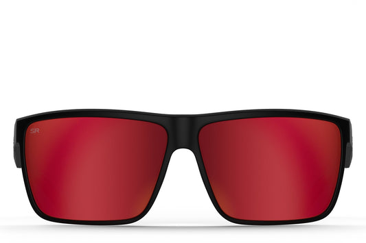 Cayman - Black Red Polarized